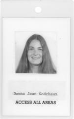 The Grateful Dead Egypt laminate for Donna Jean Godchaux.