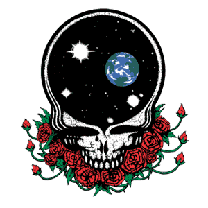 Steal Your Face with space and roses.
