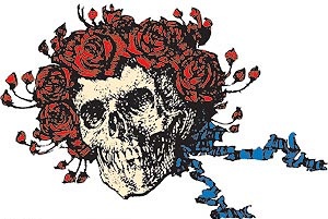 Grateful Dead skull and roses (Bertha)