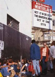 Fans outside Winterland for the From Egypt With Love concerts