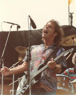 Bob Weir of the Grateful Dead on stage 7-14-85.