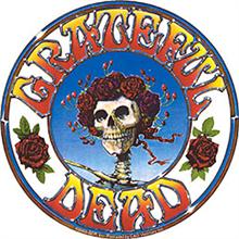 The Grateful Dead skull and roses - affectionately referred to as Bertha.
